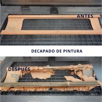 limpieza con ultrasonidos para decapado de pintura