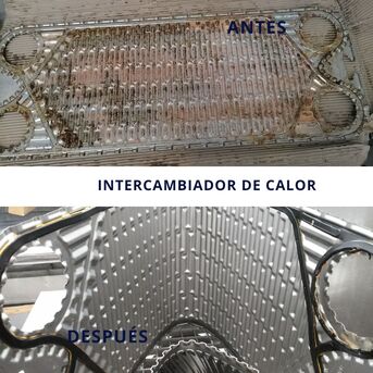 limpieza con ultrasonidos de intercambiador de calor