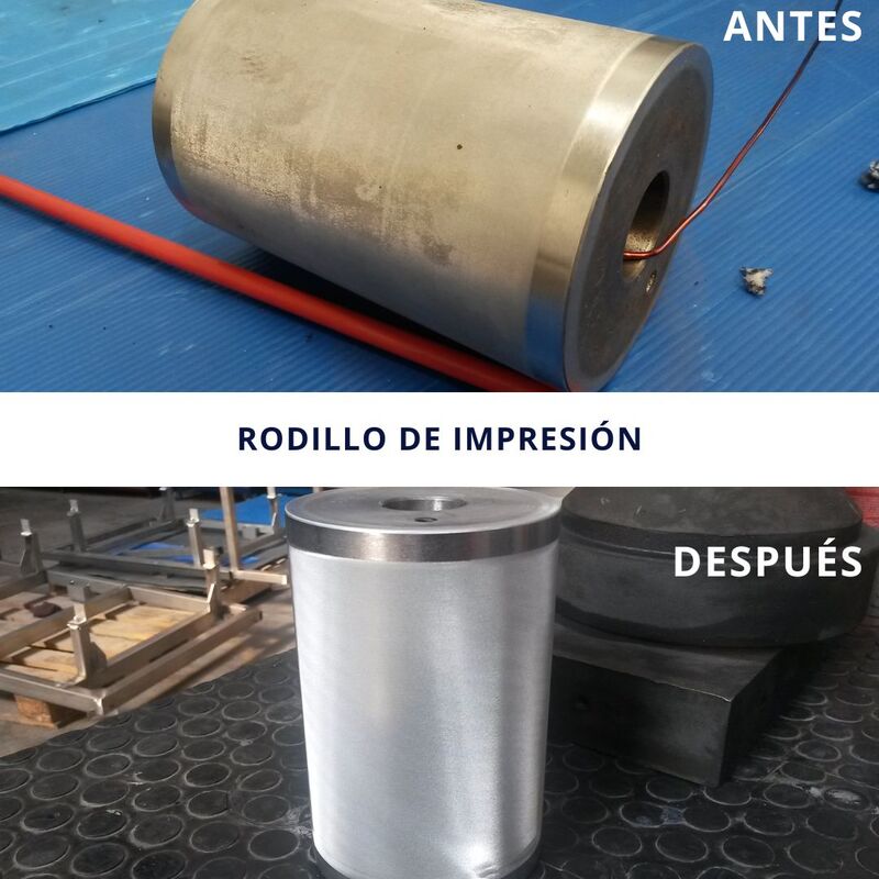 limpieza con ultrasonidos de rodillo-de impresión