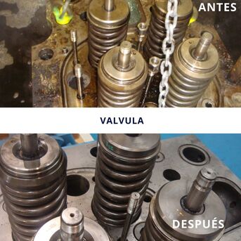limpieza de válvulas con ultrasonidos