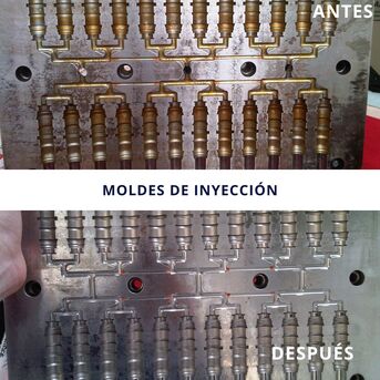 limpieza con ultrasonidos para moldes de inyección