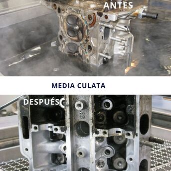 limpieza con ultrasonidos de media culata
