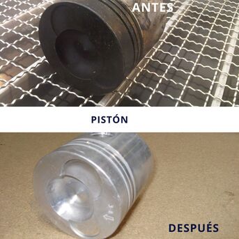 limpieza con ultrasonidos de pistón