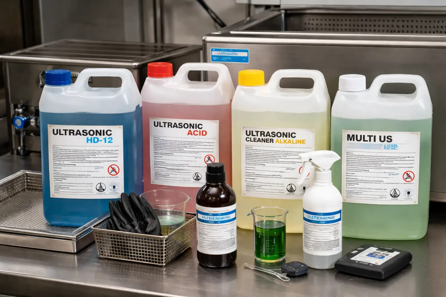 detergentes para cuba de ultrasonidos en limpieza industrial